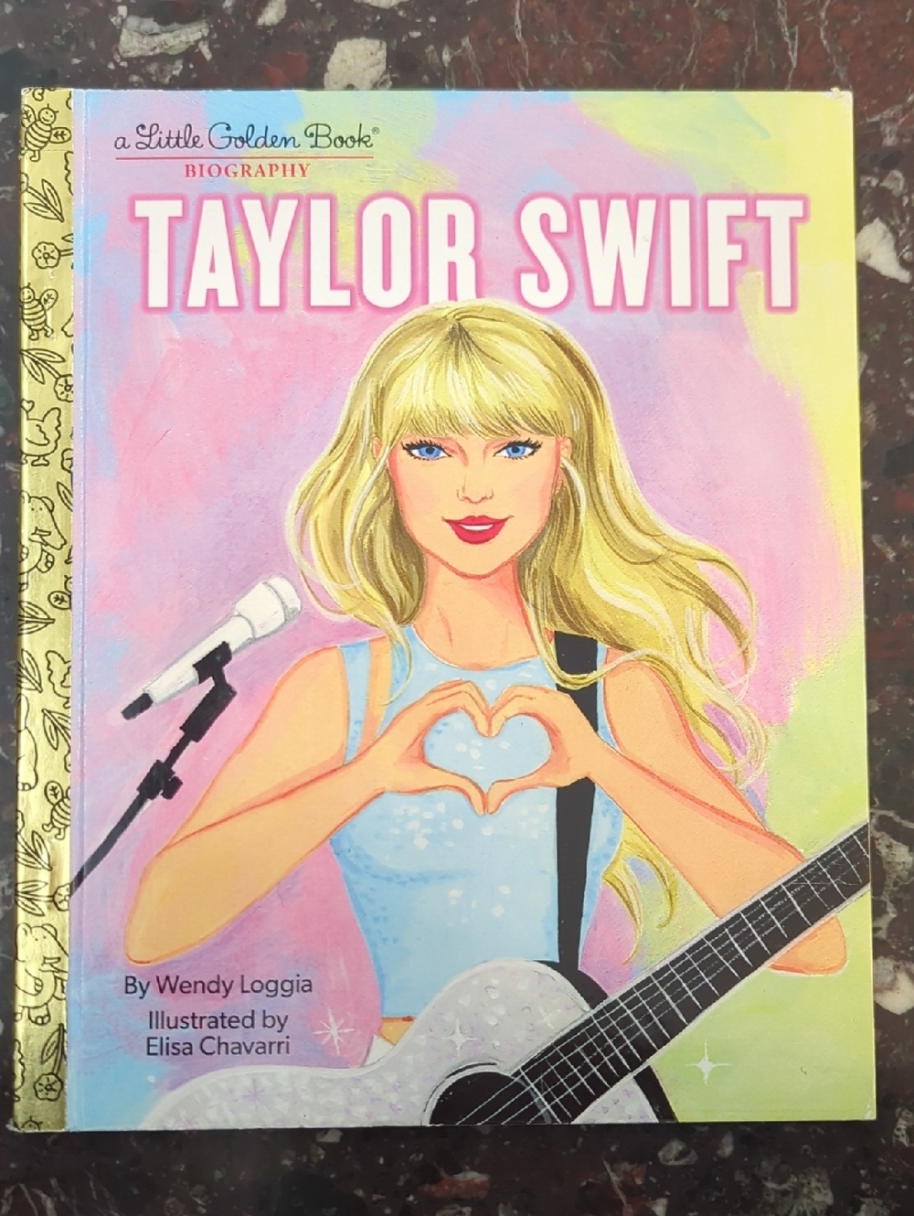 Little Golden Book Biography - Taylor Swift (Pink & Yellow)